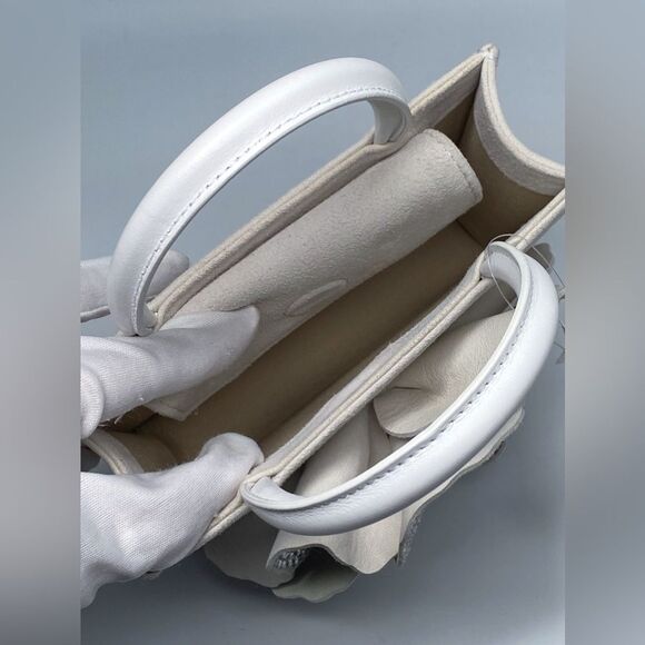 Mach & Mach Crystal Flower Suede Bag - Picture 12 of 14